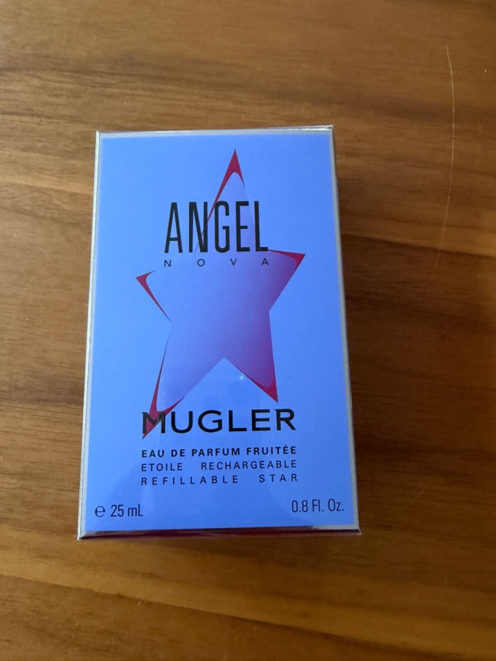 Mugler Angel Nova Eau de Parfum - Light Blue with Pink Star Brand New